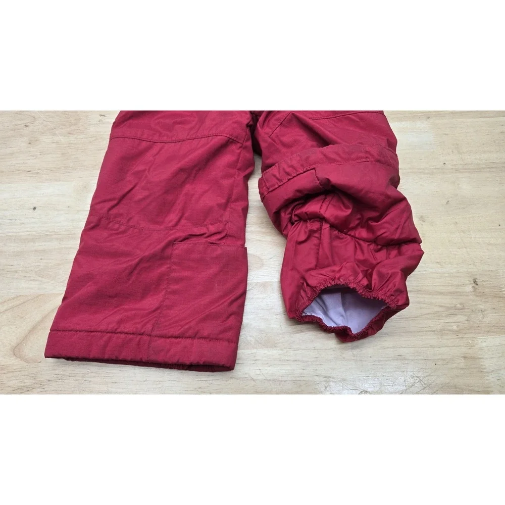 Columbia Toddler Snow Pants Bib Size 3T Insulated Red